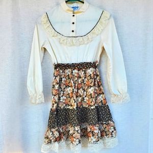 Vintage 70s Prairie Dress